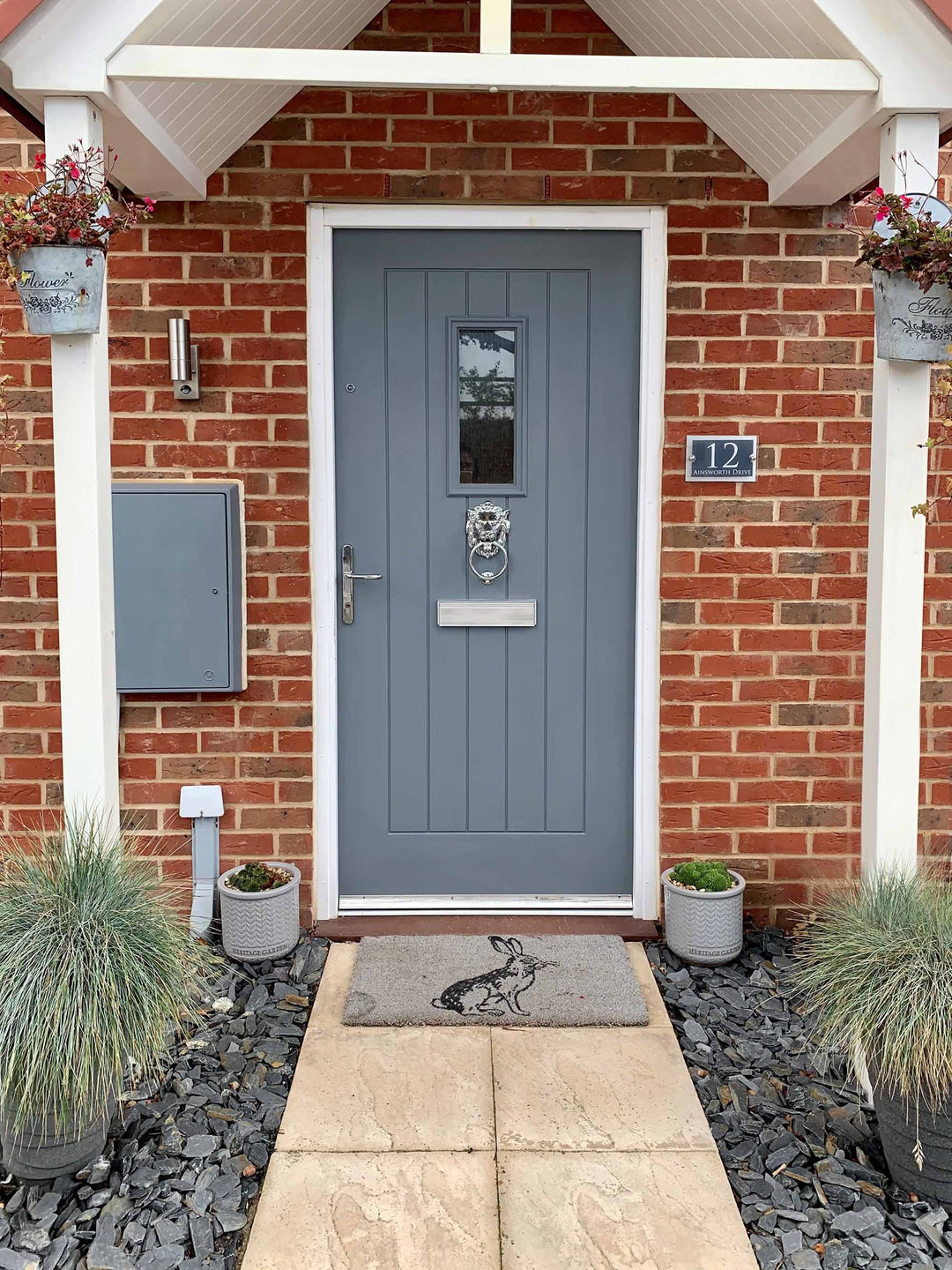 From the Anvil Lion's Head Door Knocker