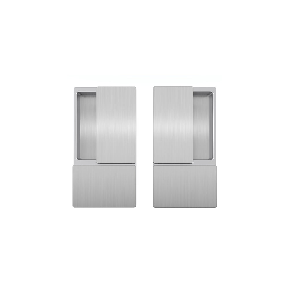 AGB Wave Flush Door Handle Set