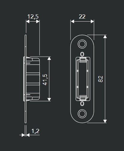 AGB Revolution XT Magnetic Europrofile Sashlock - 60mm - itfitz
