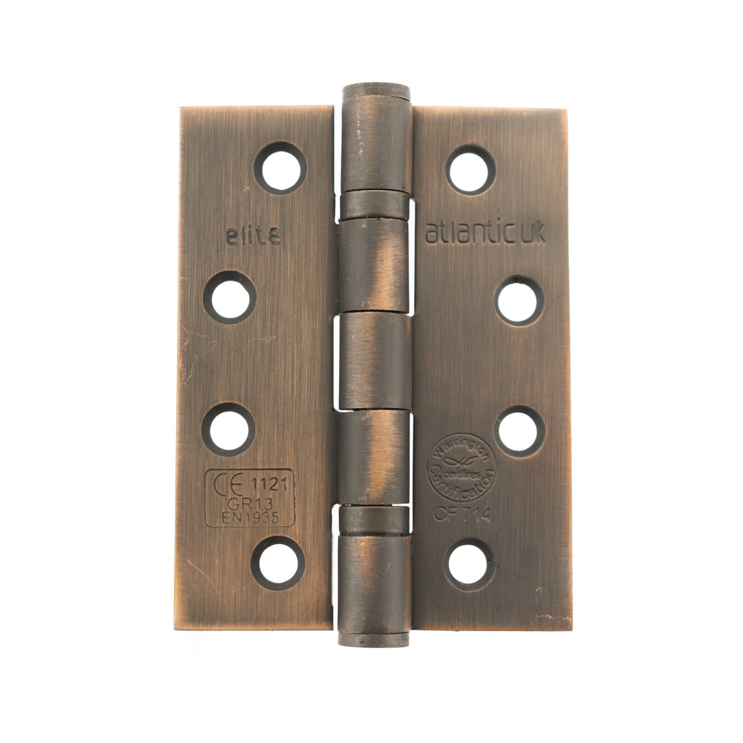 Atlantic Hardware Heavy Duty Ball Bearing 102 x 76mm Hinge - Grade 13
