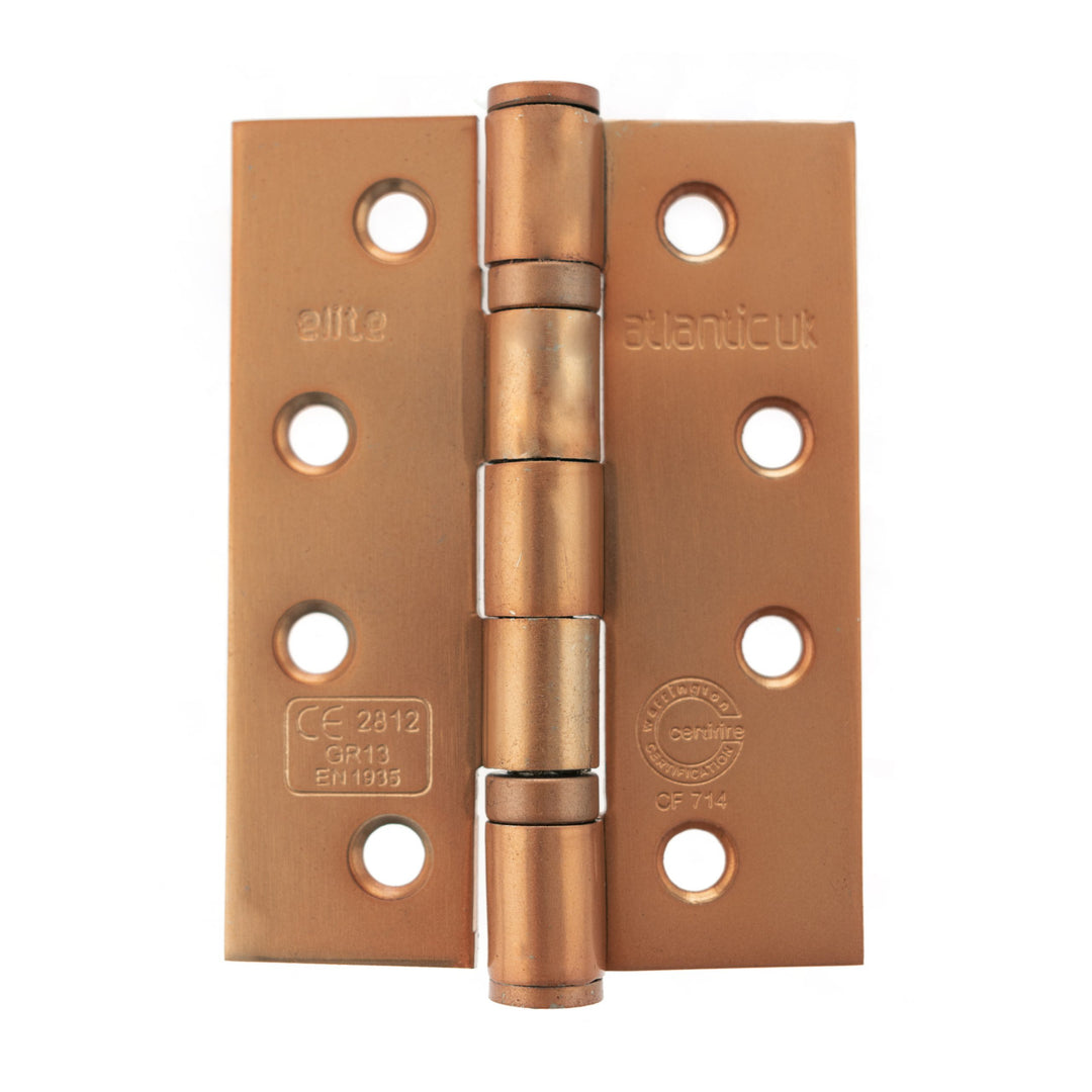 Atlantic Hardware Heavy Duty Ball Bearing 102 x 76mm Hinge - Grade 13