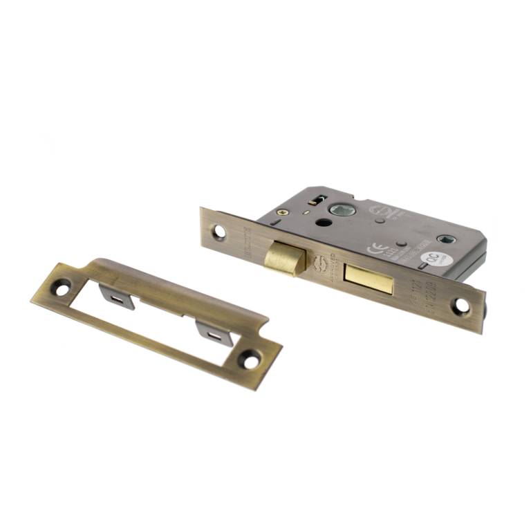 Atlantic Hardware Elite CE Certifire 3" Bathlock - 57/77mm