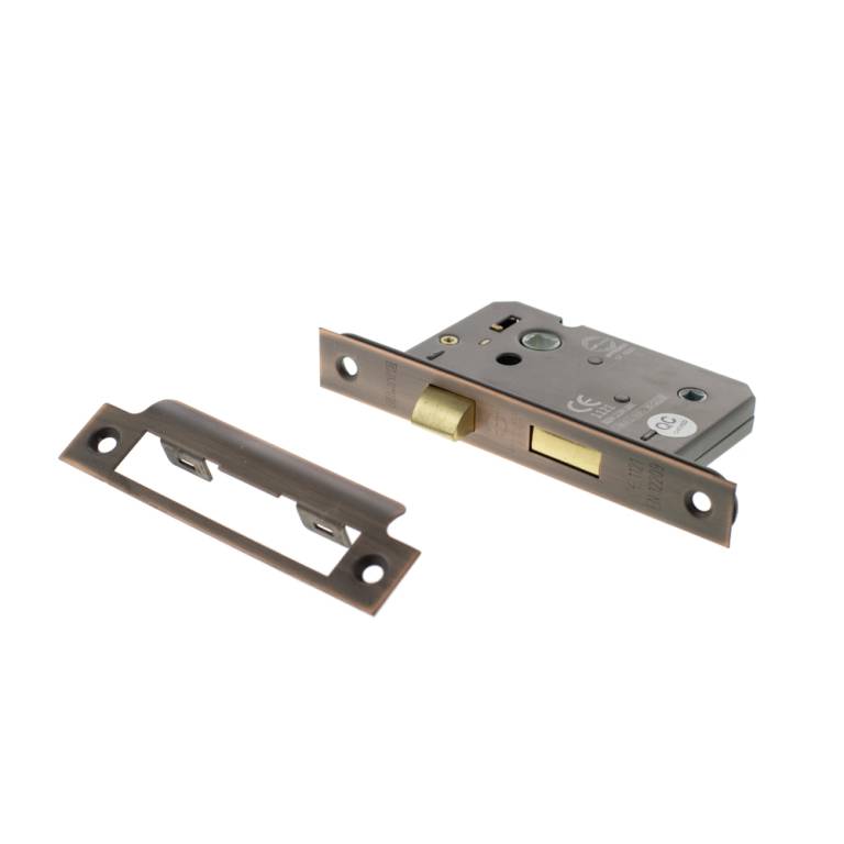 Atlantic Hardware Elite CE Certifire 3" Bathlock - 57/77mm