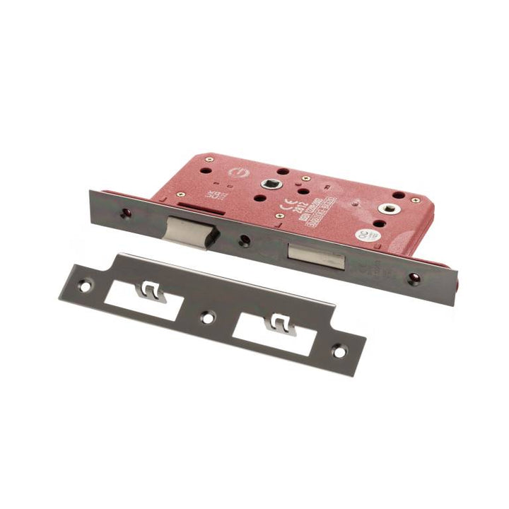 Atlantic Hardware European DIN Square Bathlock - 2 Piece