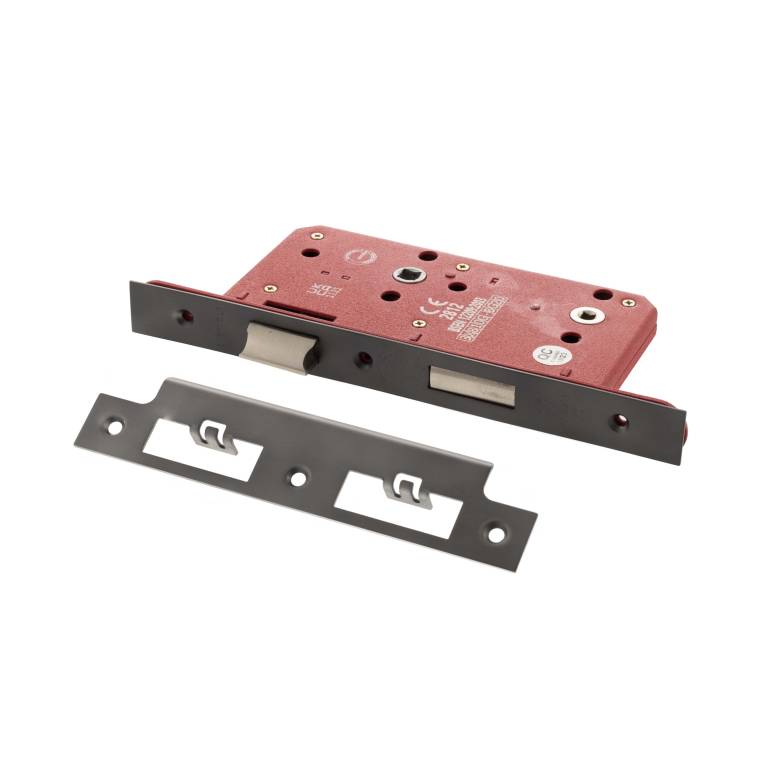 Atlantic Hardware European DIN Square Bathlock - 2 Piece