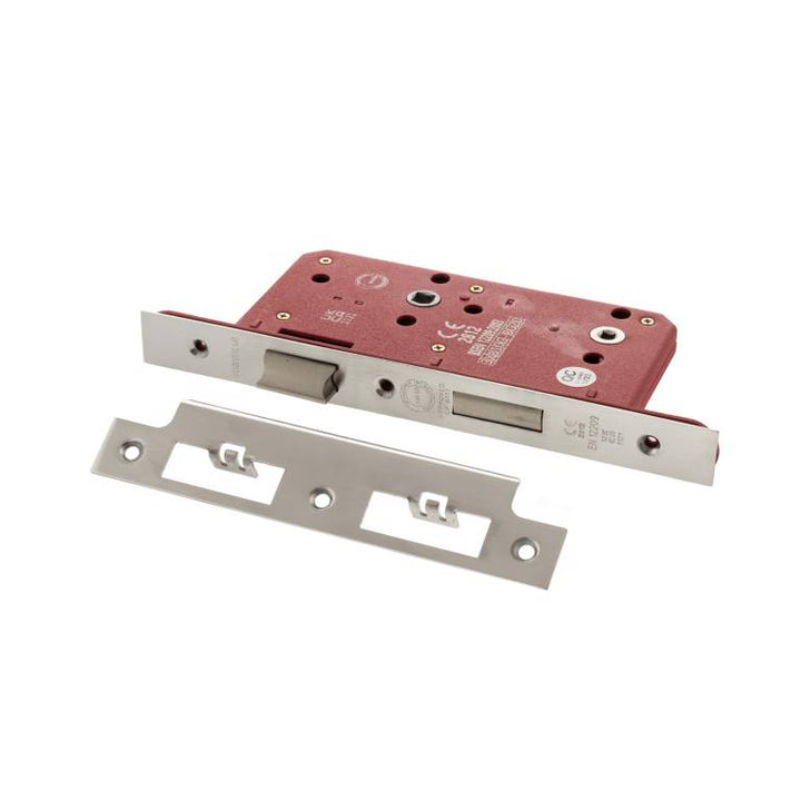 Atlantic Hardware European DIN Square Bathlock - 2 Piece