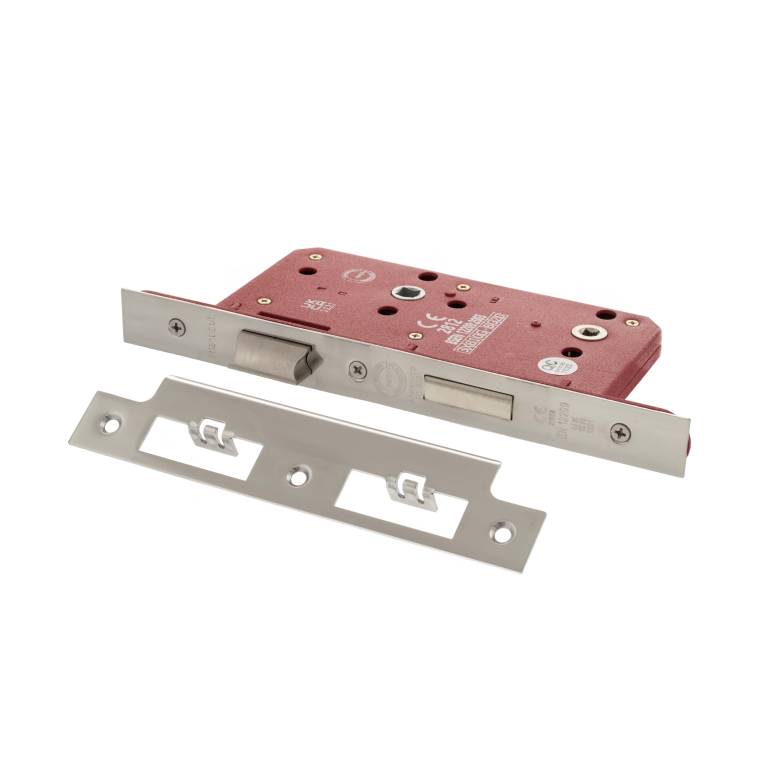 Atlantic Hardware European DIN Square Bathlock - 2 Piece