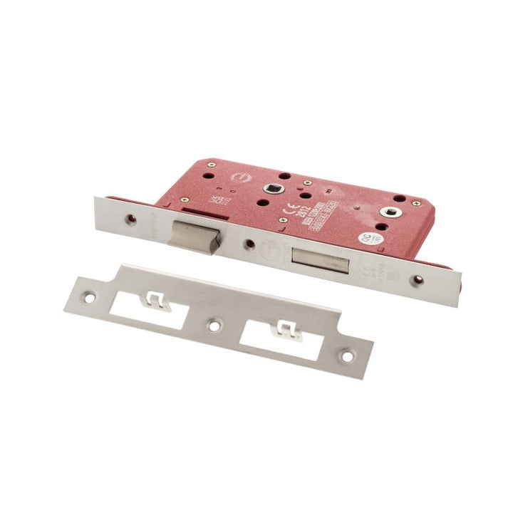 Atlantic Hardware European DIN Square Bathlock - 2 Piece