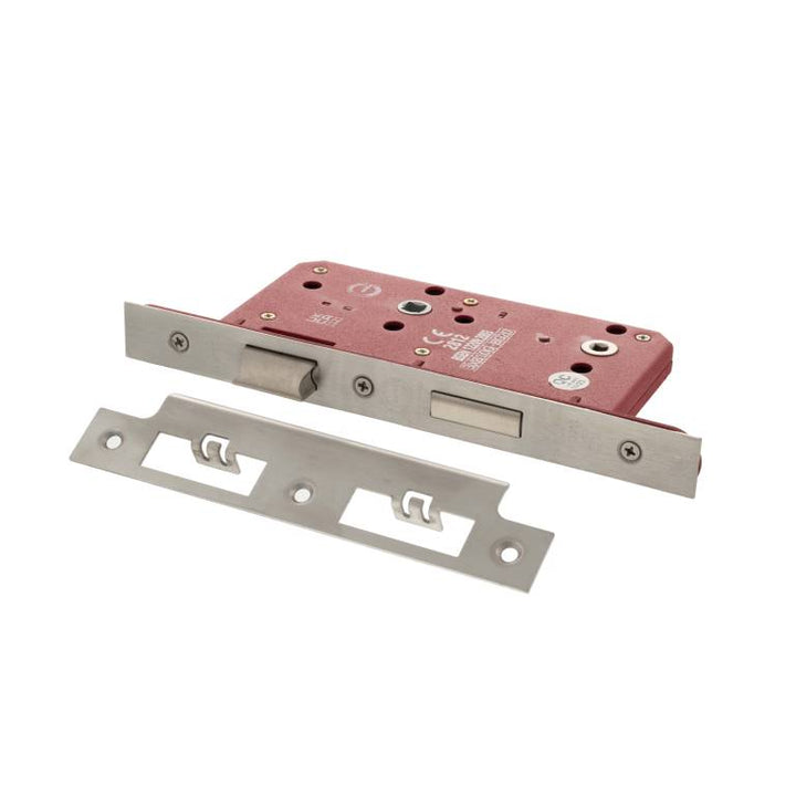 Atlantic Hardware European DIN Square Bathlock - 2 Piece