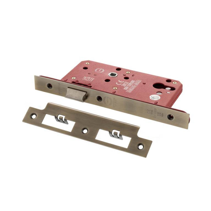 Atlantic Hardware European DIN Square Latch - 2 Piece
