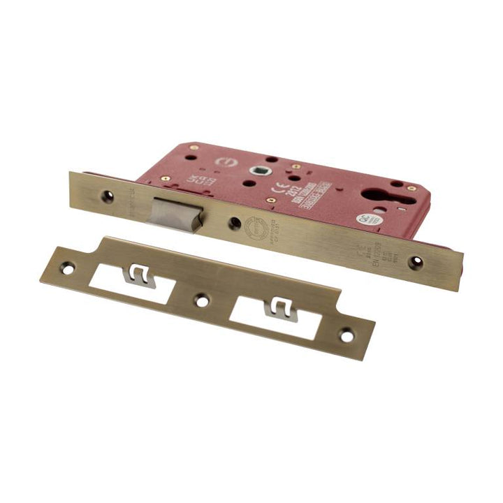 Atlantic Hardware European DIN Square Latch - 2 Piece