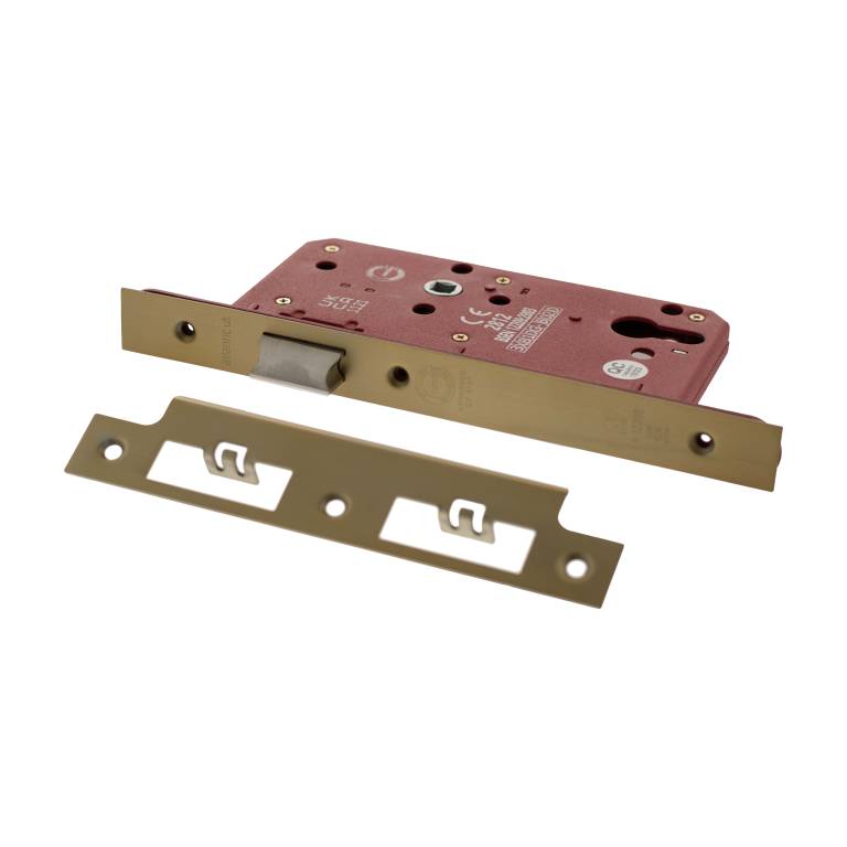 Atlantic Hardware European DIN Square Latch - 2 Piece