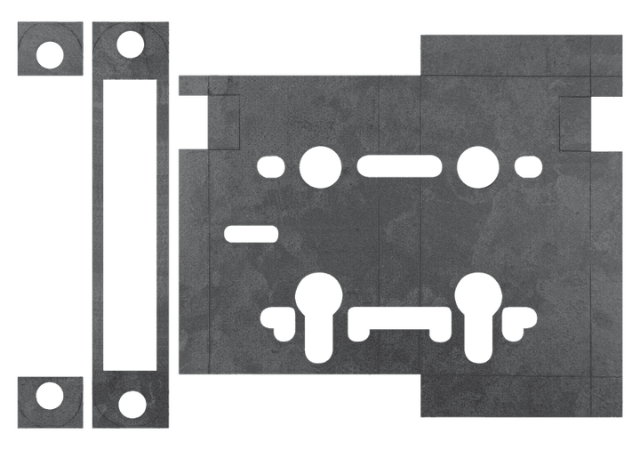 Atlantic Hardware Elite CE Certifire 3" Bathlock - 57/77mm