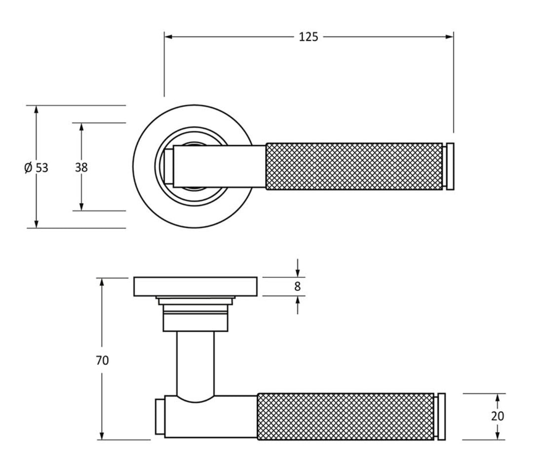 From the Anvil Brompton Lever on Unsprung Plain Rose Set - itfitz