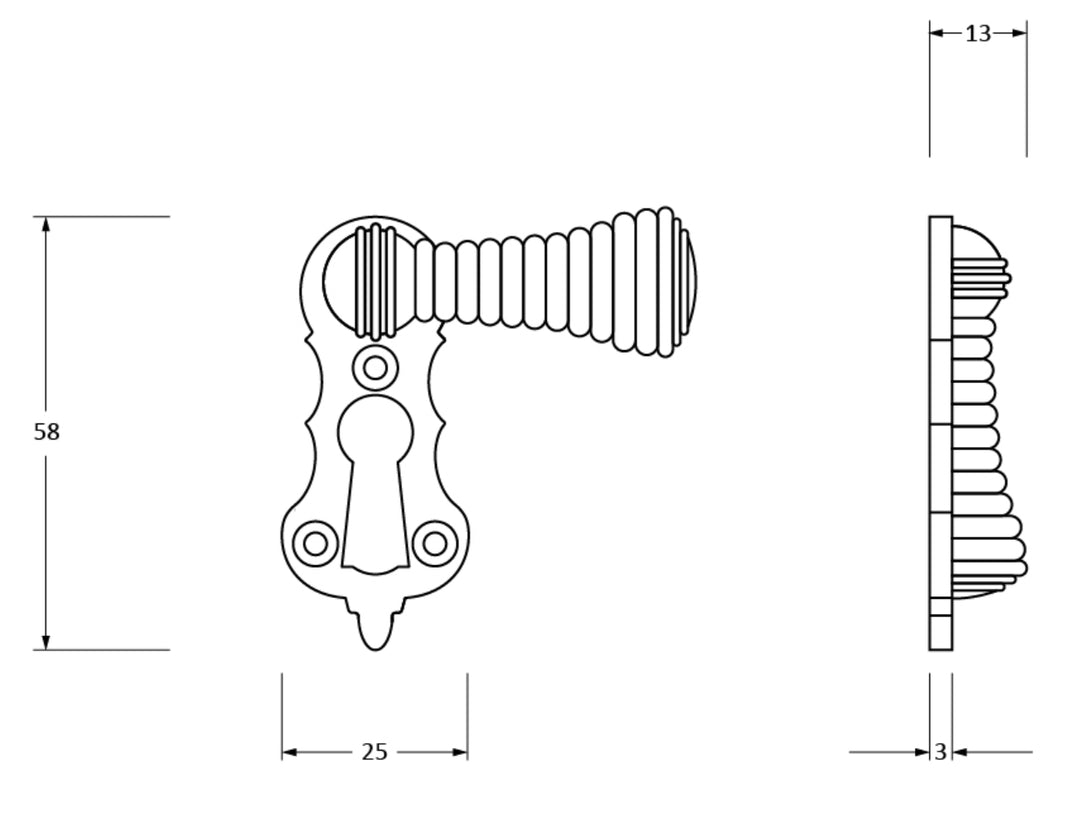 From the Anvil Beehive Escutcheon - itfitz