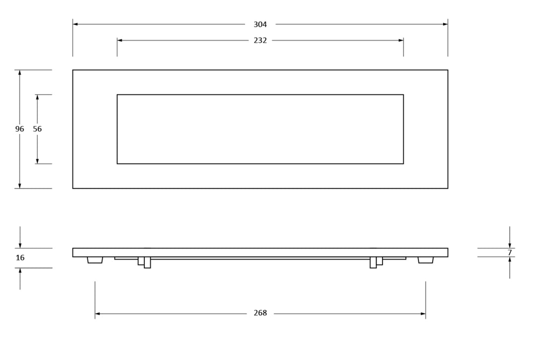 From the Anvil Classic Letter Plate