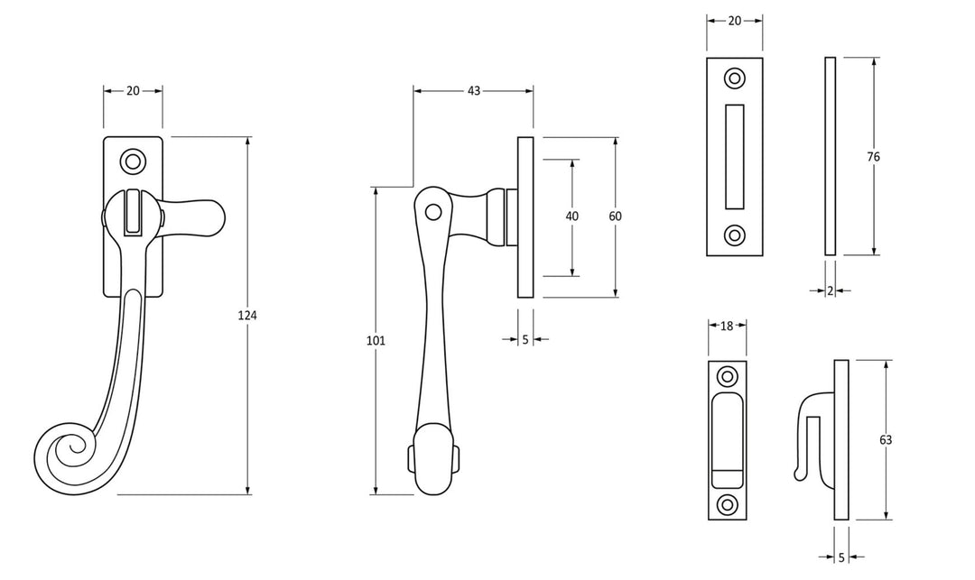 From the Anvil Black Rosehead Fastener  Technical - itfitz