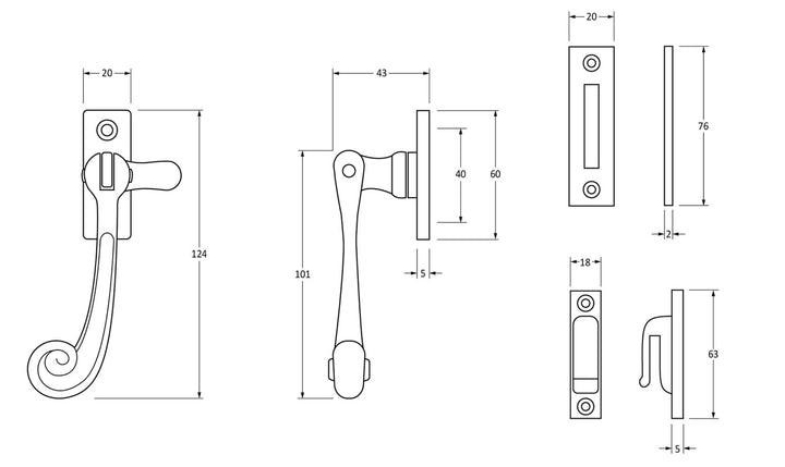 From the Anvil Black Rosehead Fastener  Technical - itfitz