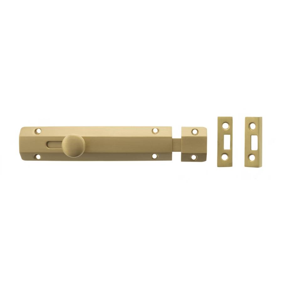 Atlantic ASB6 Knob Slide Surface Bolt - 150mm