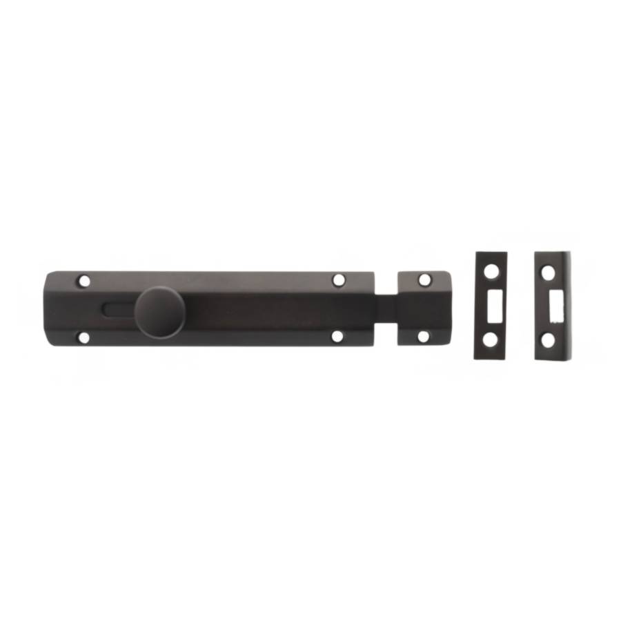 Atlantic ASB6 Knob Slide Surface Bolt - 150mm