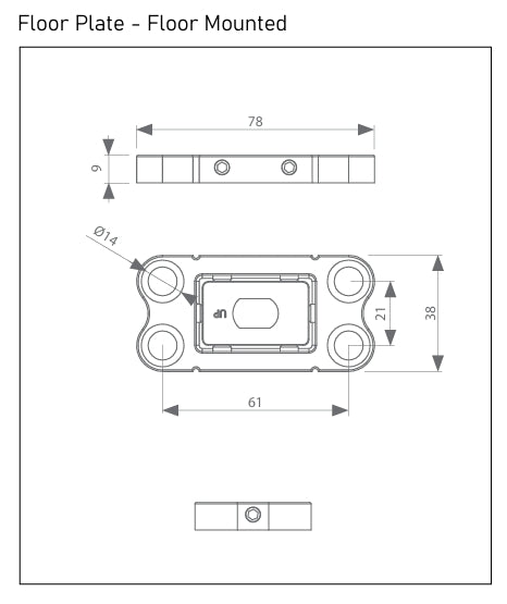 Argenta Pivotica 100KG Floor Mounted Plate Picture