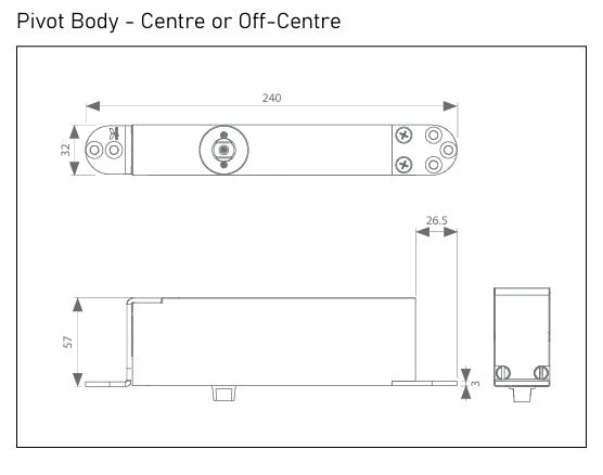 Argenta Pivotica 100KG Pivot Body Centre or Off-Centre Picture
