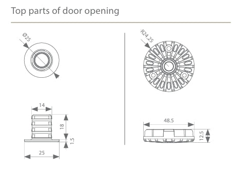 Argenta Pivotica 100KG Top Pivot Head Picture