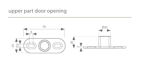 Argenta Pivotica Upper Frame Part