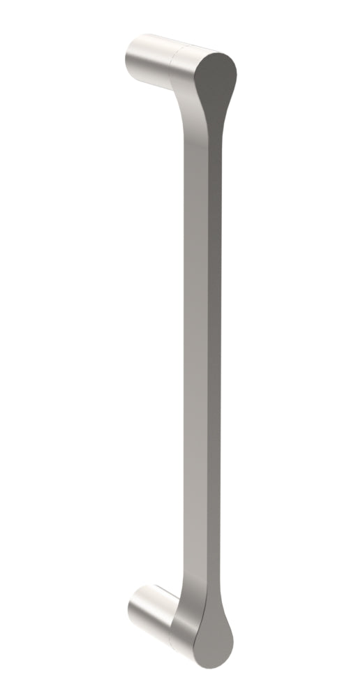 Baltic Grade 316 Solid Stainless Steel 25mm Gio Pillar Flat Section Pull Handle