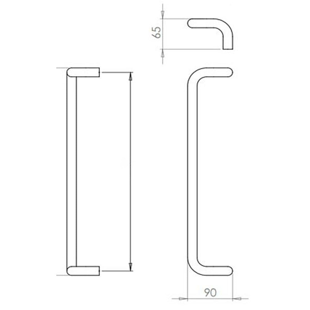 BALTIC 19MM CRANKED PULL DRAWING