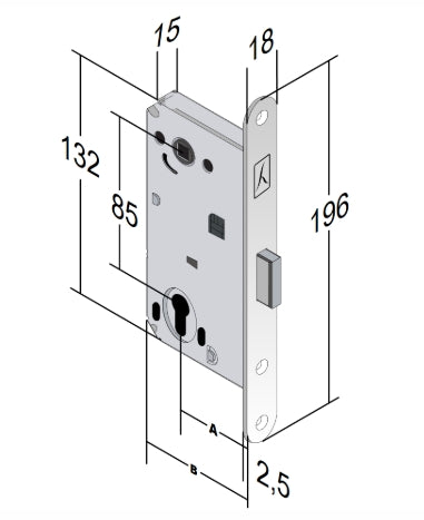 Bonatti Forty NG Magnetic Europrofile Sashlock - 60mm - itfitz