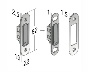 Bonatti Forty NG Magnetic Europrofile Sashlock - 60mm - itfitz
