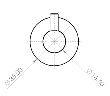Baltic Grade 316 Stainless Steel 14mm Coat Pin Hook