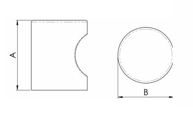 Carlisle Brass Round Cut Cabinet Knob