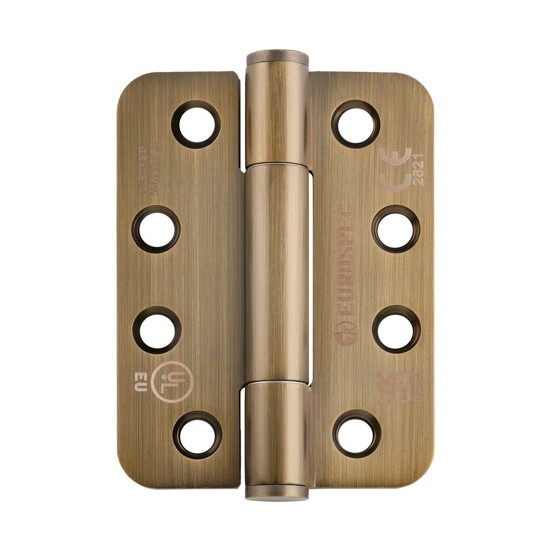 Carlisle Brass Heavy Duty Concealed Bearing 100 x 76mm Hinge - Grade 14 - Radius