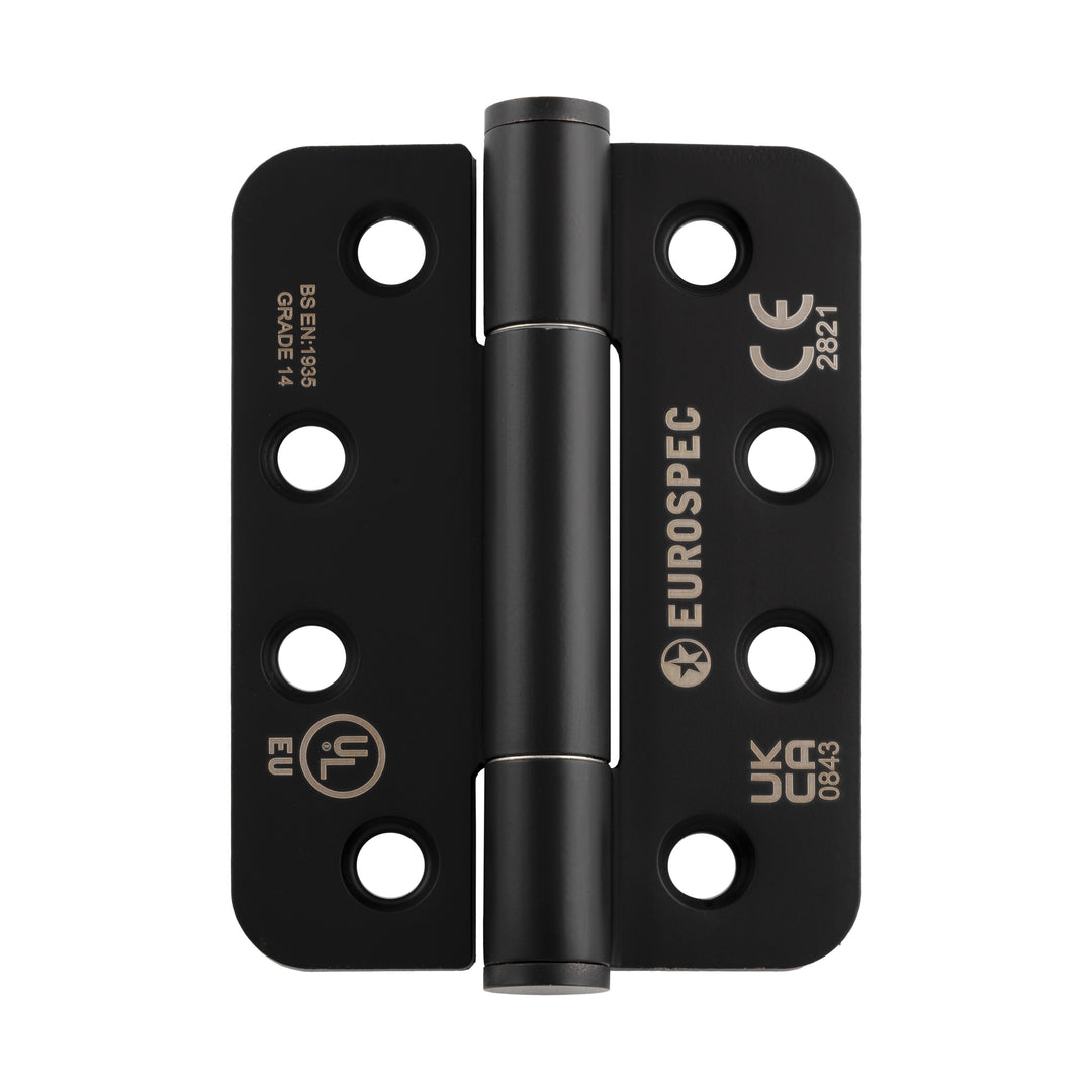 Carlisle Brass Heavy Duty Concealed Bearing 100 x 76mm Hinge - Grade 14 - Radius