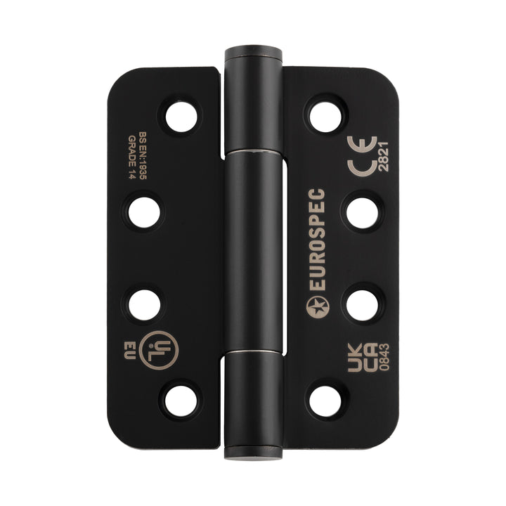 Carlisle Brass Heavy Duty Concealed Bearing 100 x 76mm Hinge - Grade 14 - Radius