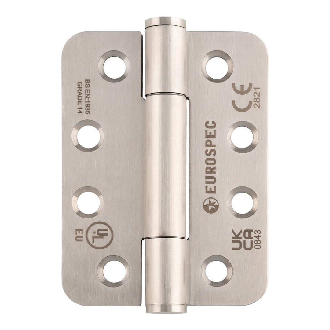 Carlisle Brass Heavy Duty Concealed Bearing 100 x 76mm Hinge - Grade 14 - Radius