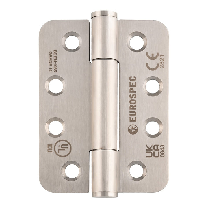 Carlisle Brass Heavy Duty Concealed Bearing 100 x 76mm Hinge - Grade 14 - Radius