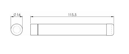 Carlisle Brass Projecting Stop 116