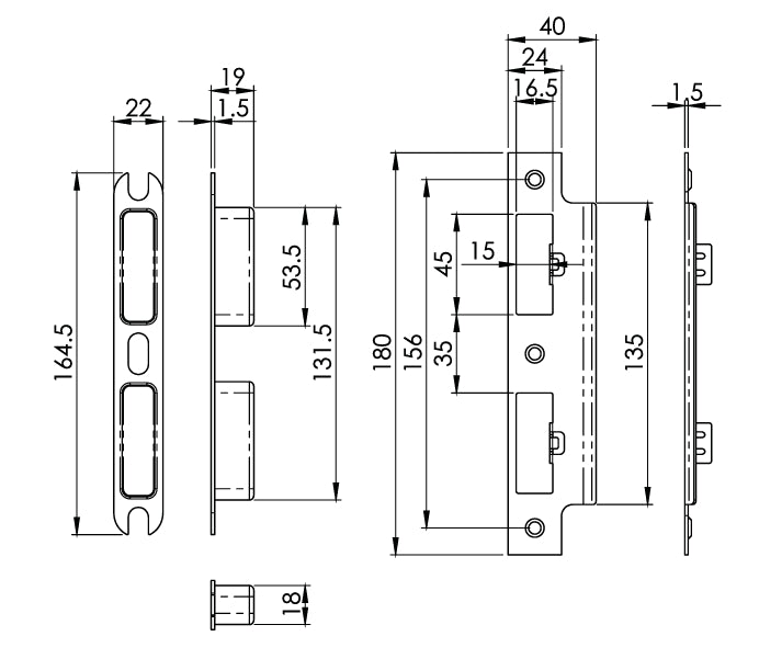 Carlisle Brass Eurospec DIN DLX European Cylinder Sashlock Technical 2