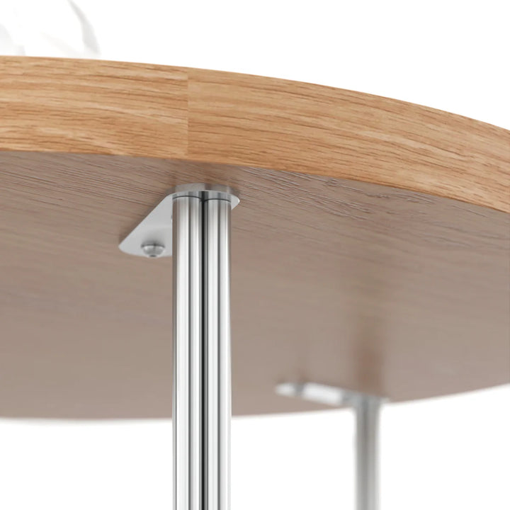 WIREWORKS Round Oak Table DT66