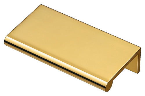 Simonswerk 8082 Edge Pull - Round Flat Design with Angle Return - 40mm