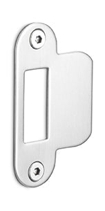 Formani Basics LBSPASFC Radiused Latch Strike Plate