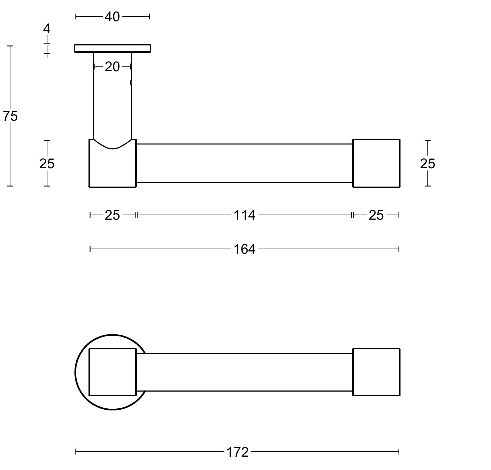 Piet Boon One Bathware PB202 Toilet Roll Holder - itfitz