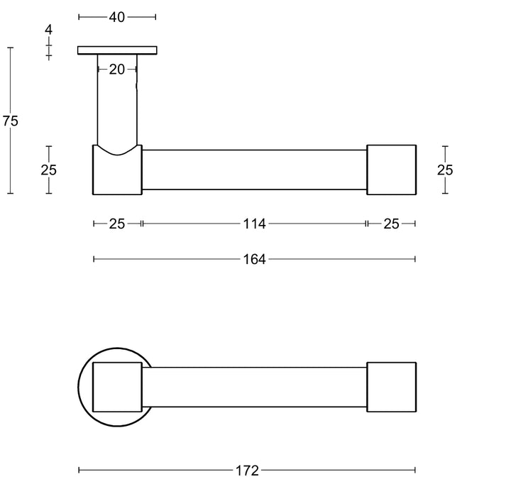Piet Boon One Bathware PB202 Toilet Roll Holder - itfitz