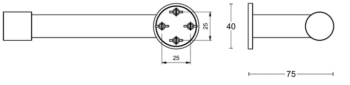Piet Boon One Bathware PB202 Toilet Roll Holder - itfitz