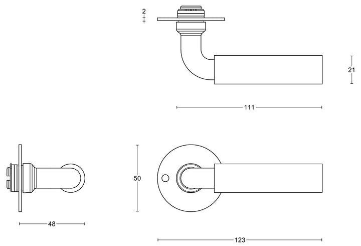 Timeless 1923 lever handle set - Itfitz