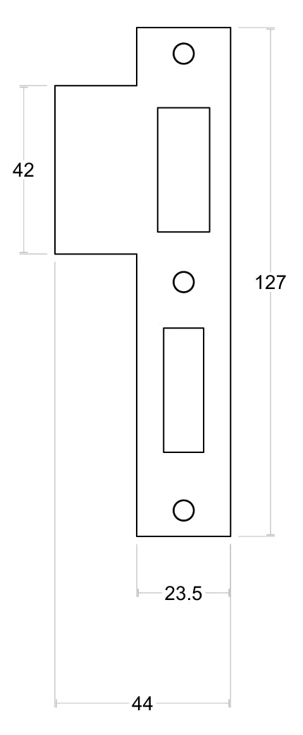 Formani Basics LBSPNYW Square Strike technical drawing - itfitz