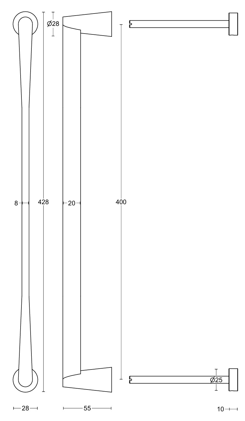 Cone OH400 pull handle